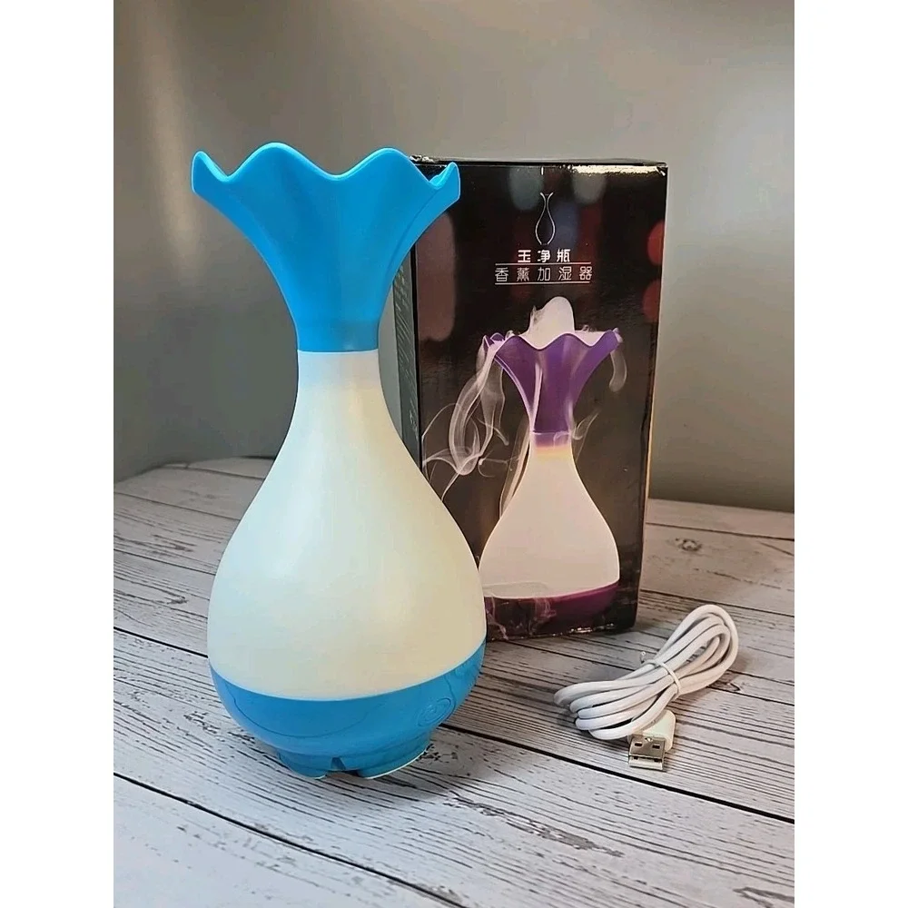 ESSENTIAL OILS DIFFUSER - USB - PORTABLE/LIGHTWEIGHT - BLUE‎
